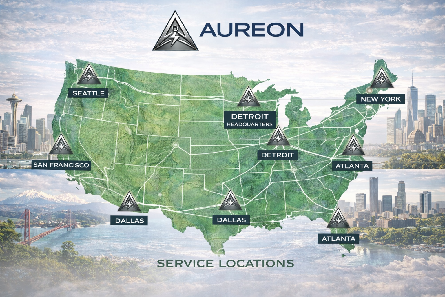 AUREON Presence in United States